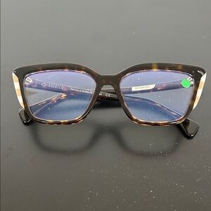 Tortoiseshell Square Blue-Light Glasses for Women